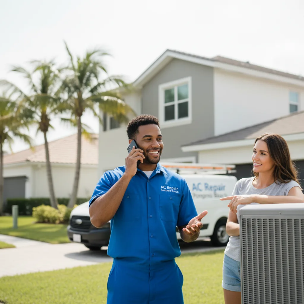 AC Repair Pompano Beach customer support in Sanbornton